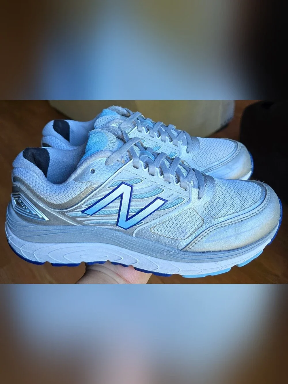 Sz 9.5 Women's NEW BALANCE 140v3 'Clear Sky Blue Colorway' Running Shoes
